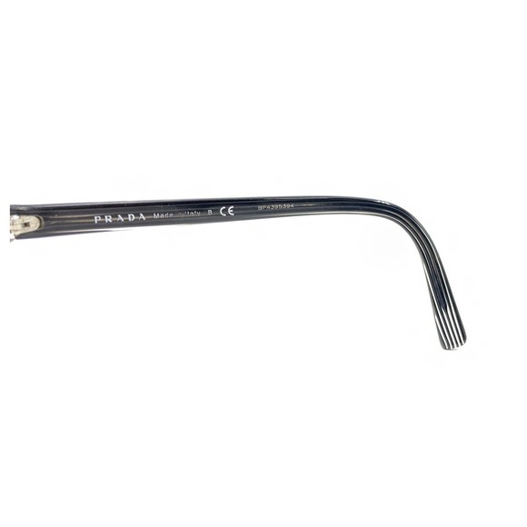 Prada VPR 07E 6AW-1O1 Black Gray Eyeglasses Frames 54-14 140 Italy Designer - Picture 9 of 12